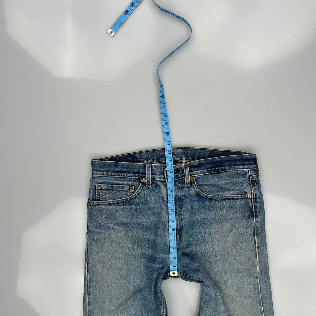 505 Levis Jeans - 34W 29L Blue Denim - Image 4