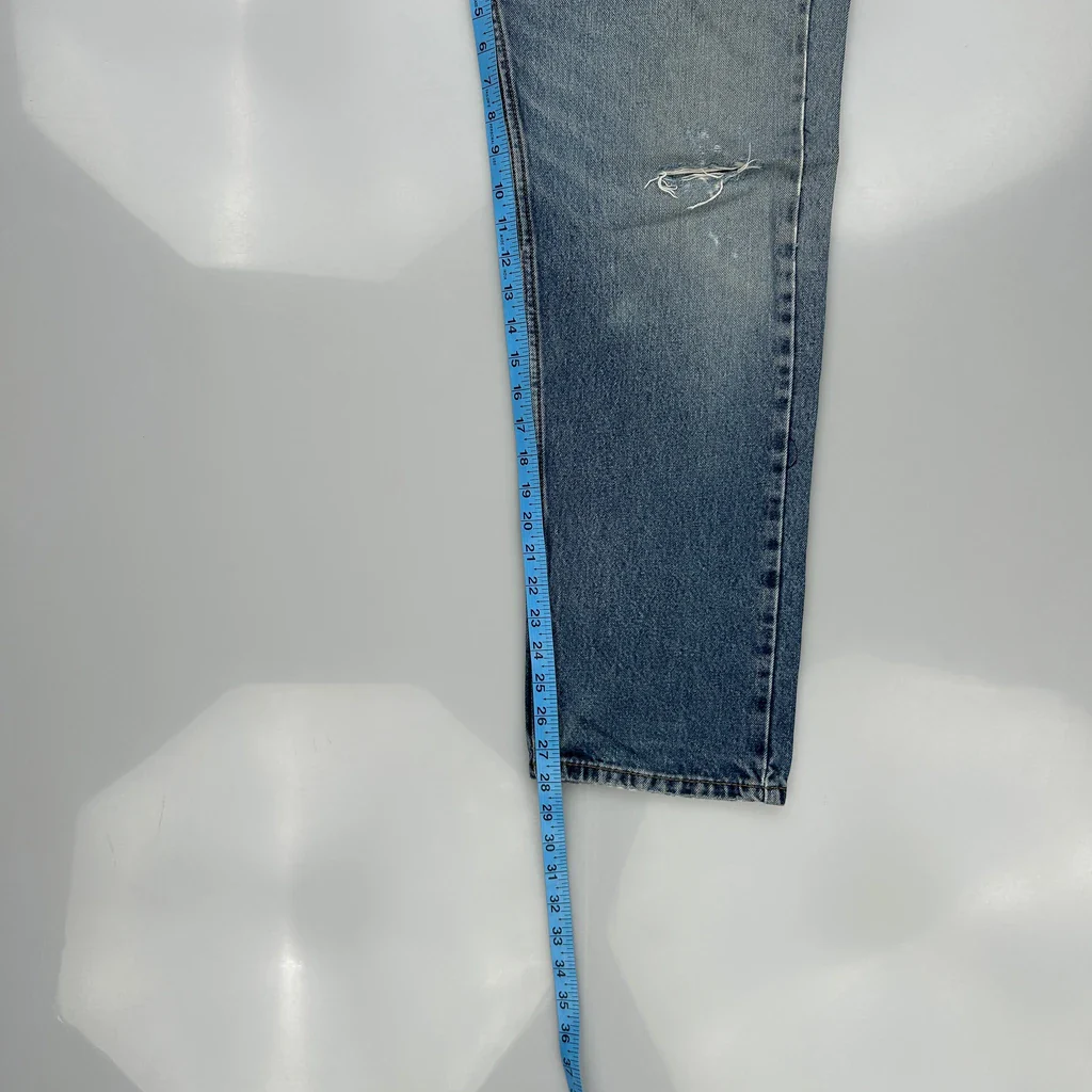 505 Levis Jeans - 34W 29L Blue Denim - Image 5