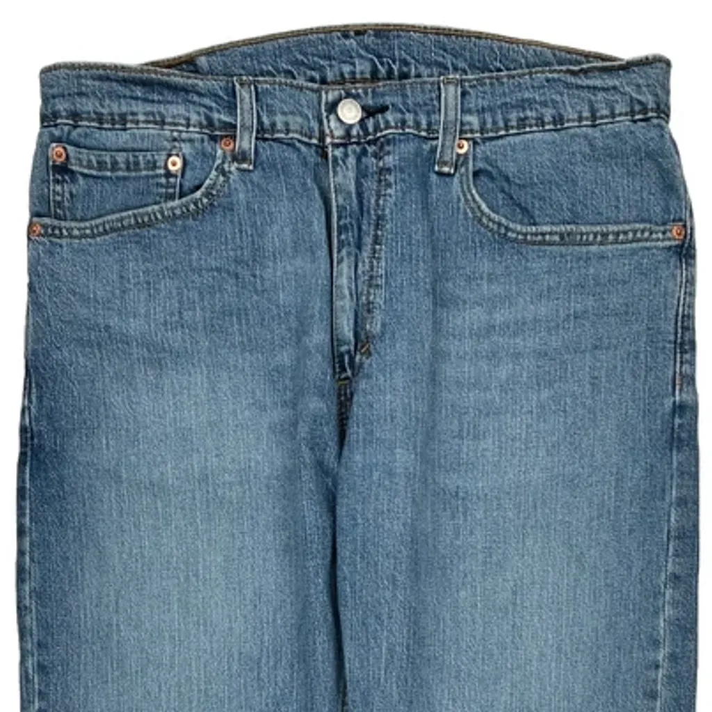 505 Levis Jeans - 34W 33L Blue Cotton - Image 10