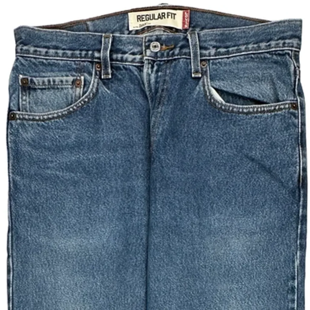 505 Levis Jeans - 34W 36L Blue Cotton - Image 10