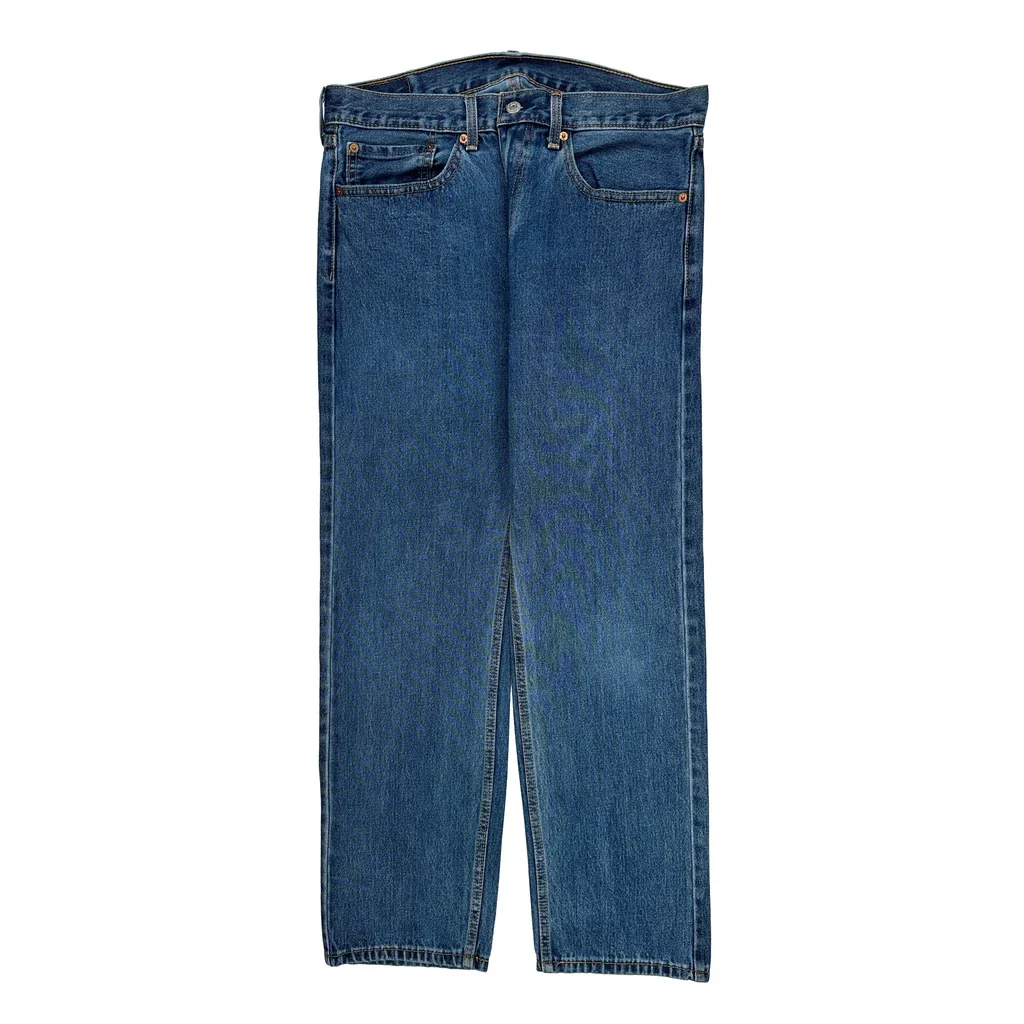 505 Levis Jeans - 34W 30L Blue Cotton - Image 2