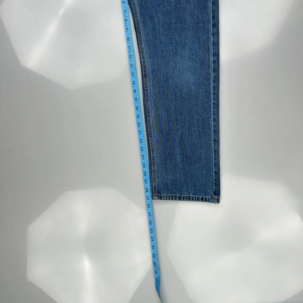 505 Levis Jeans - 34W 30L Blue Cotton - Image 5