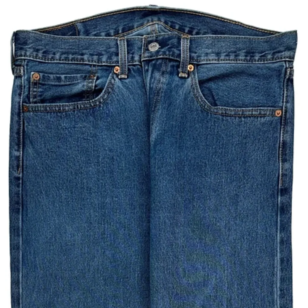 505 Levis Jeans - 34W 30L Blue Cotton - Image 9