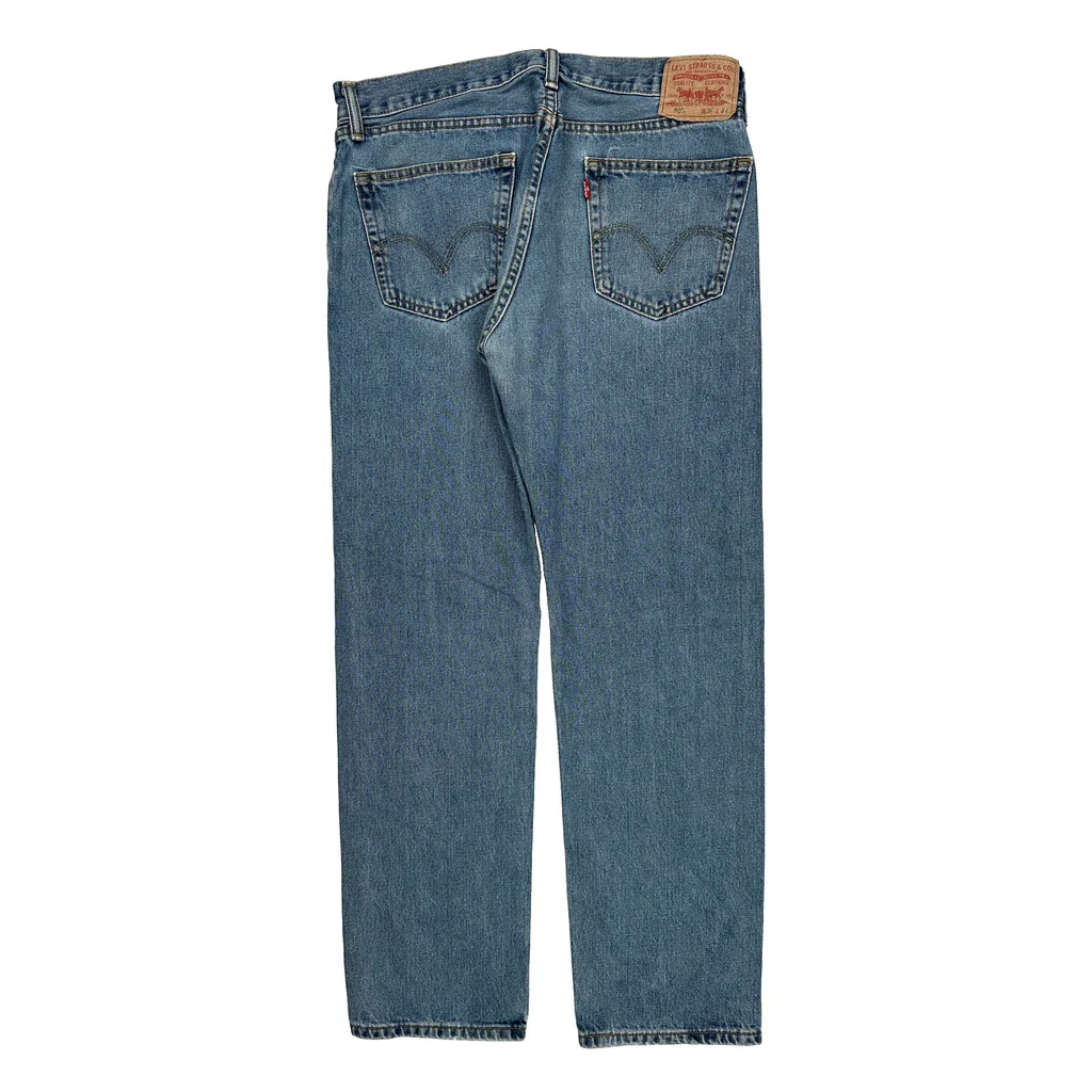 505 Levis Jeans - 34W 31L Blue Denim