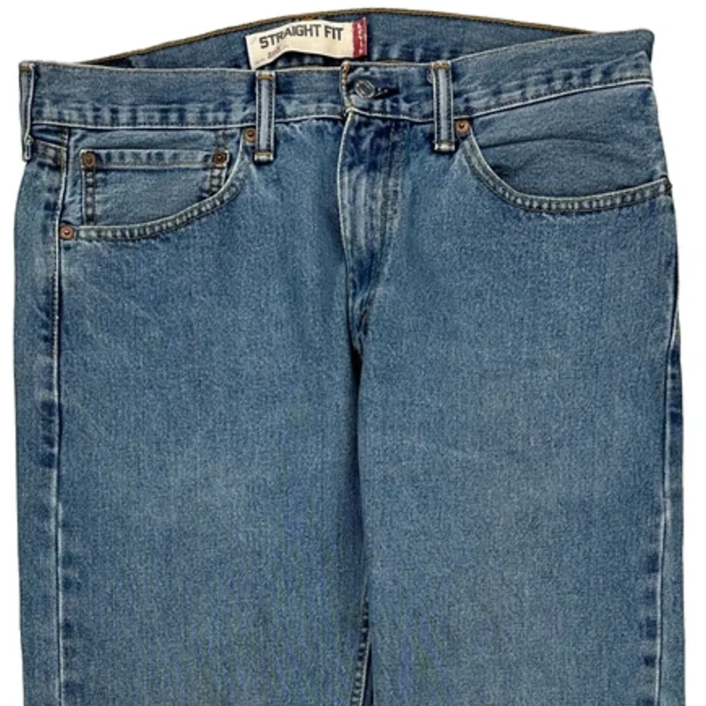 505 Levis Jeans - 34W 31L Blue Denim - Image 10