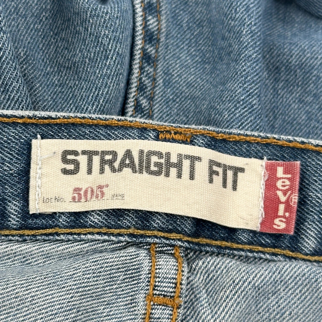 505 Levis Jeans - 34W 31L Blue Denim - Image 6