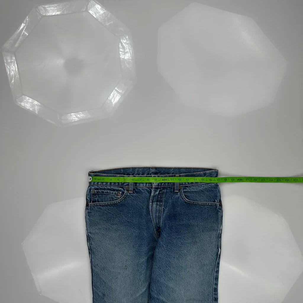 505 Levis Jeans - 34W 25L Blue Cotton - Image 3