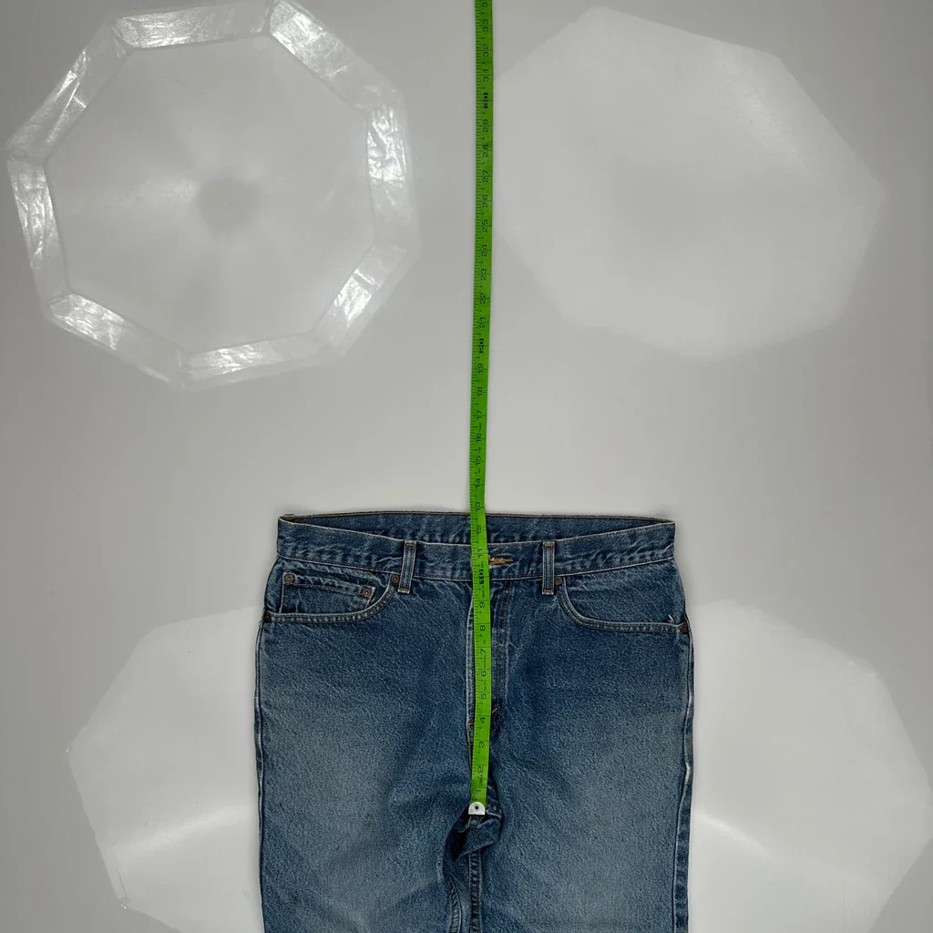 505 Levis Jeans - 34W 25L Blue Cotton - Image 4