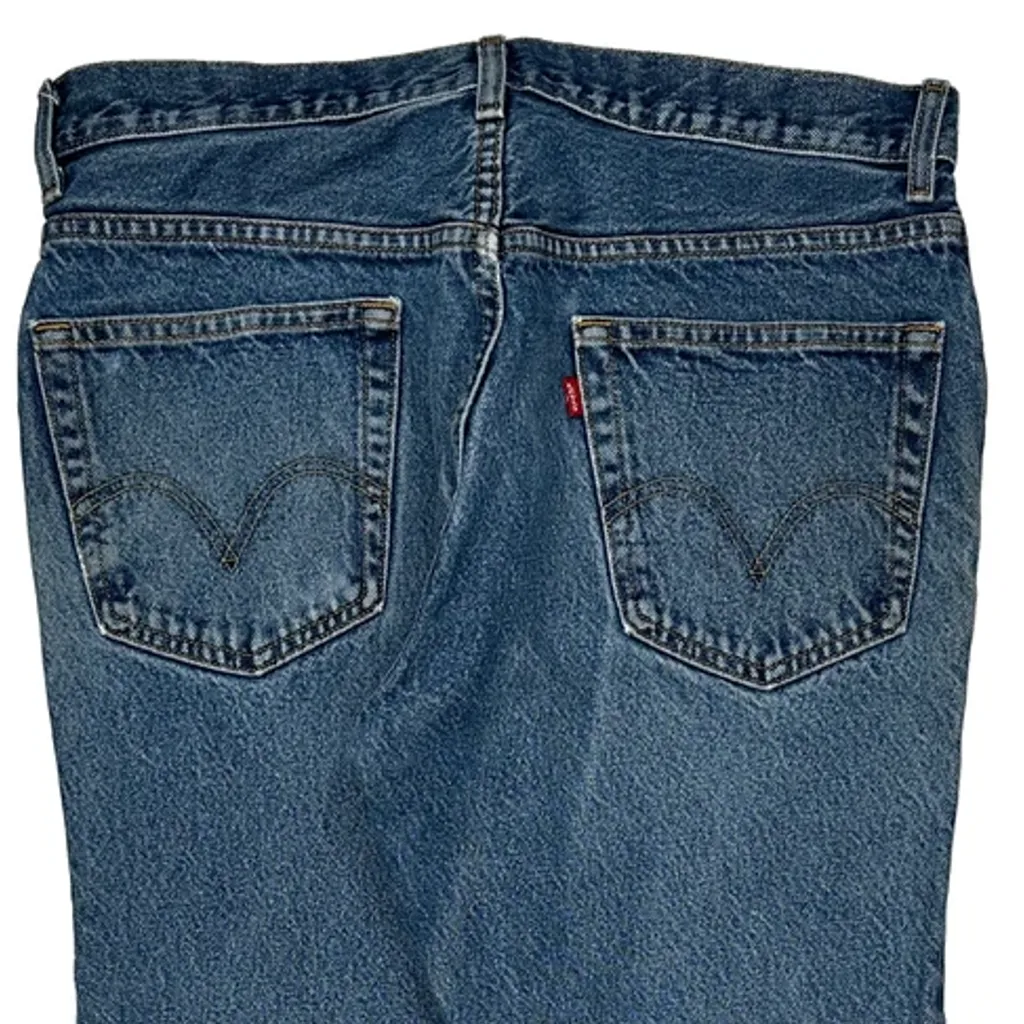 505 Levis Jeans - 34W 25L Blue Cotton - Image 7