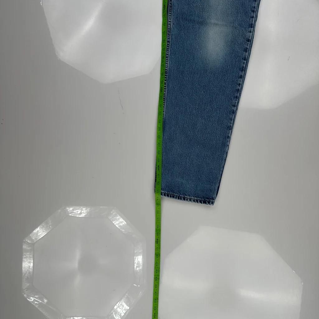 505 Levis Jeans - 34W 34L Blue Denim - Image 5
