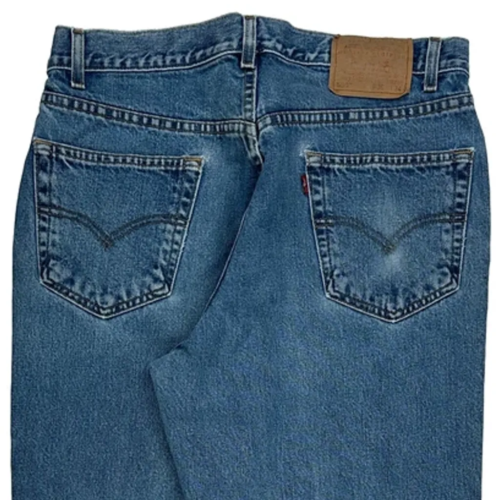 505 Levis Jeans - 34W 34L Blue Denim - Image 6
