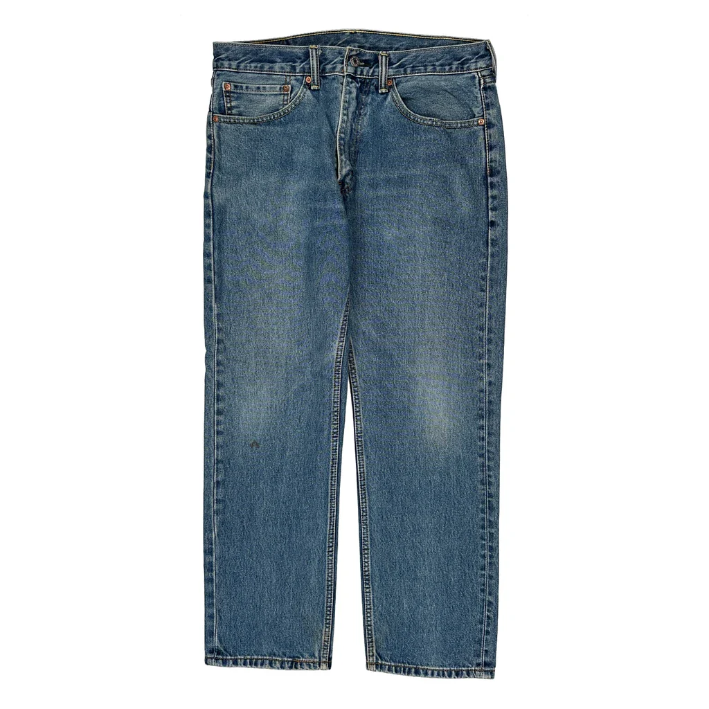 505 Levis Jeans - 34W 30L Blue Denim - Image 2
