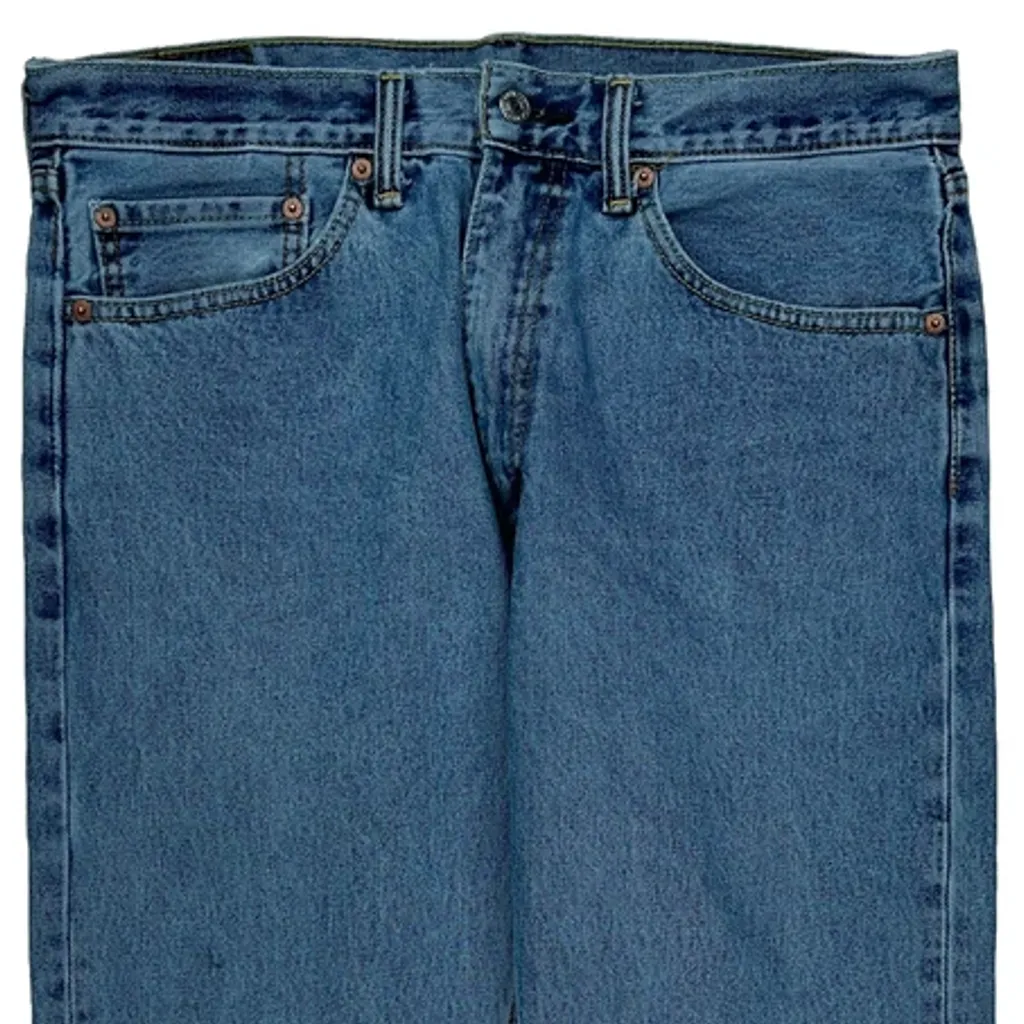 505 Levis Jeans - 34W 30L Blue Cotton - Image 8