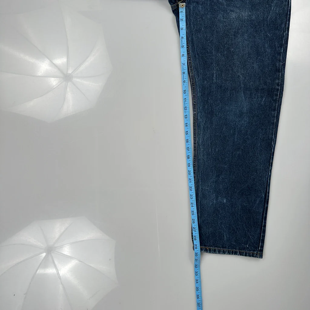 505 Levis Jeans - 36W 30L Blue Cotton - Image 5