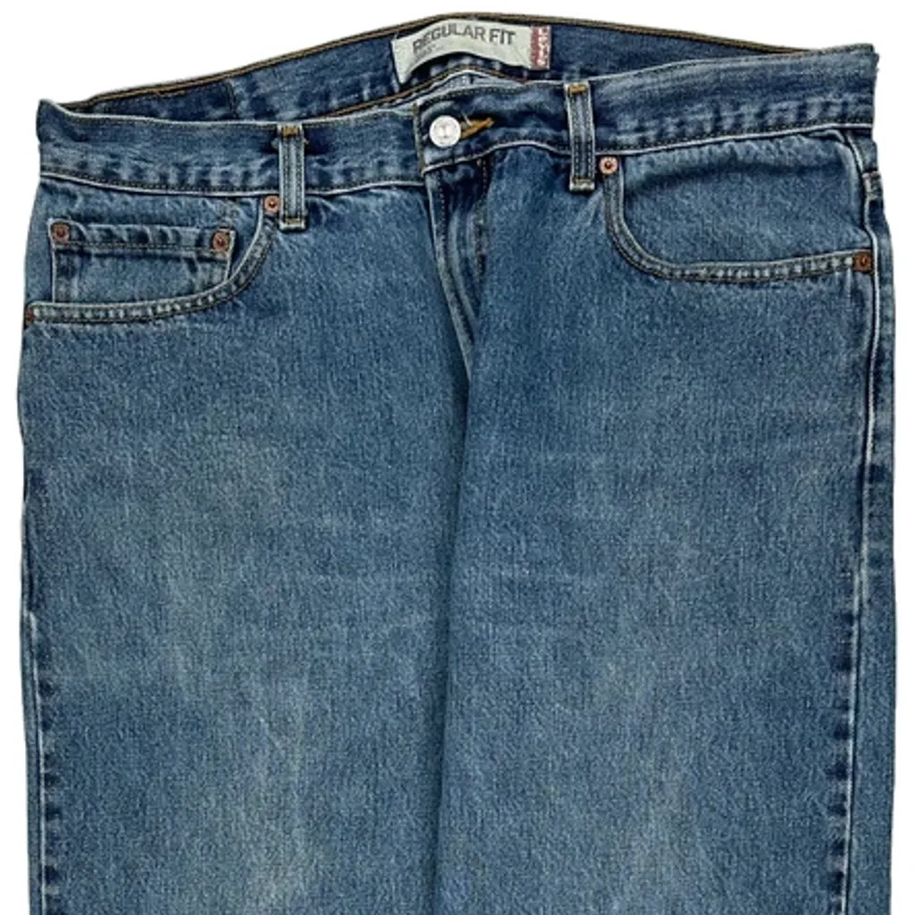 505 Levis Jeans - 36W 30L Blue Denim - Image 10