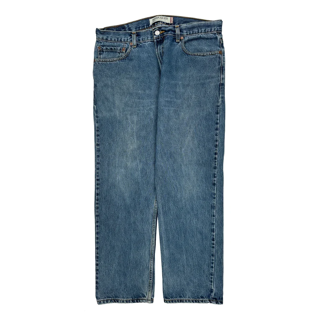 505 Levis Jeans - 36W 30L Blue Denim - Image 2