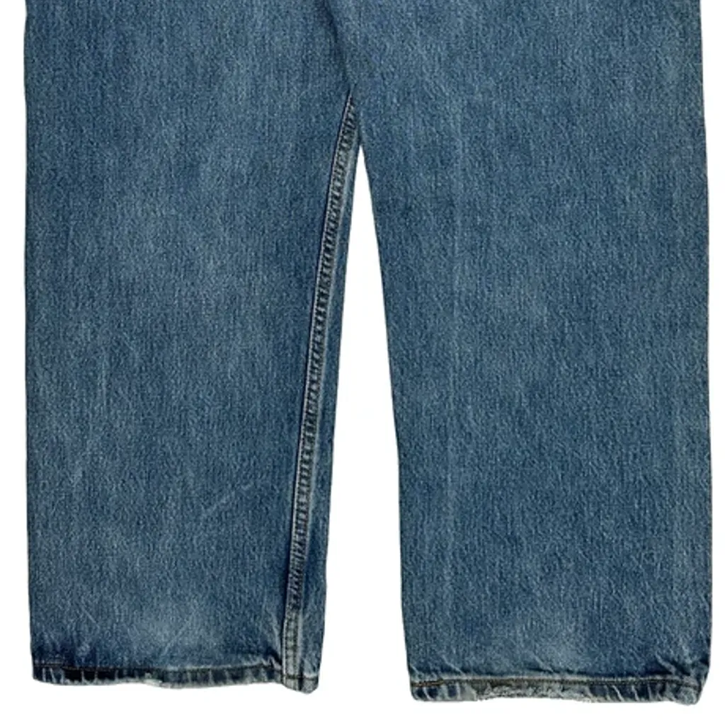 505 Levis Jeans - 36W 30L Blue Denim - Image 8