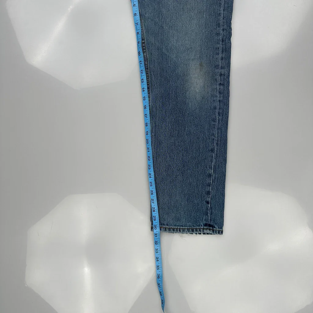 505 Levis Jeans - 36W 31L Blue Cotton - Image 5
