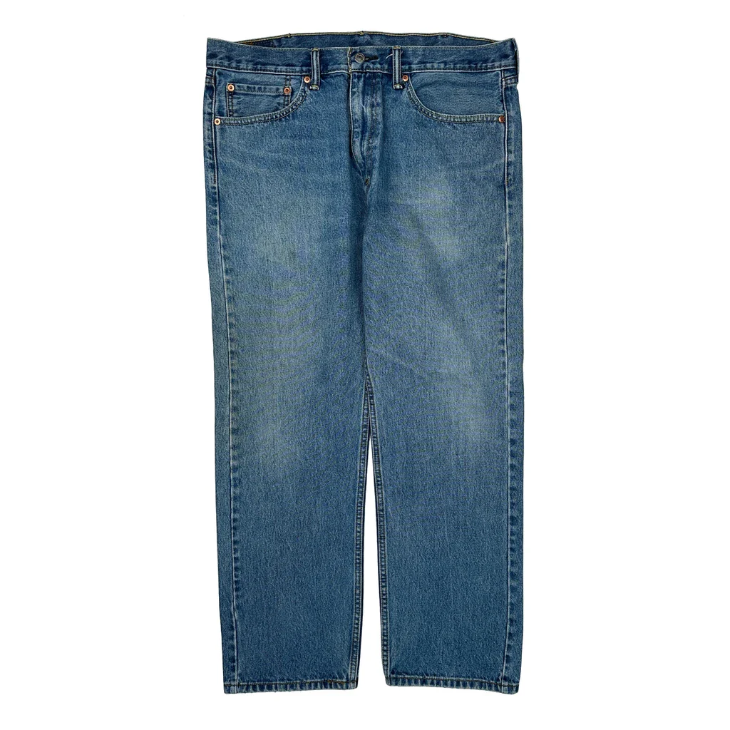 505 Levis Jeans - 36W 30L Blue Cotton - Image 2