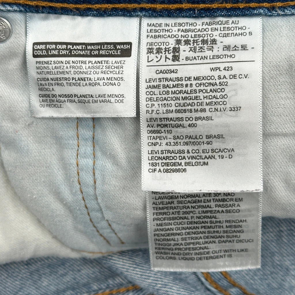 505 Levis Jeans - 36W 30L Blue Cotton - Image 6