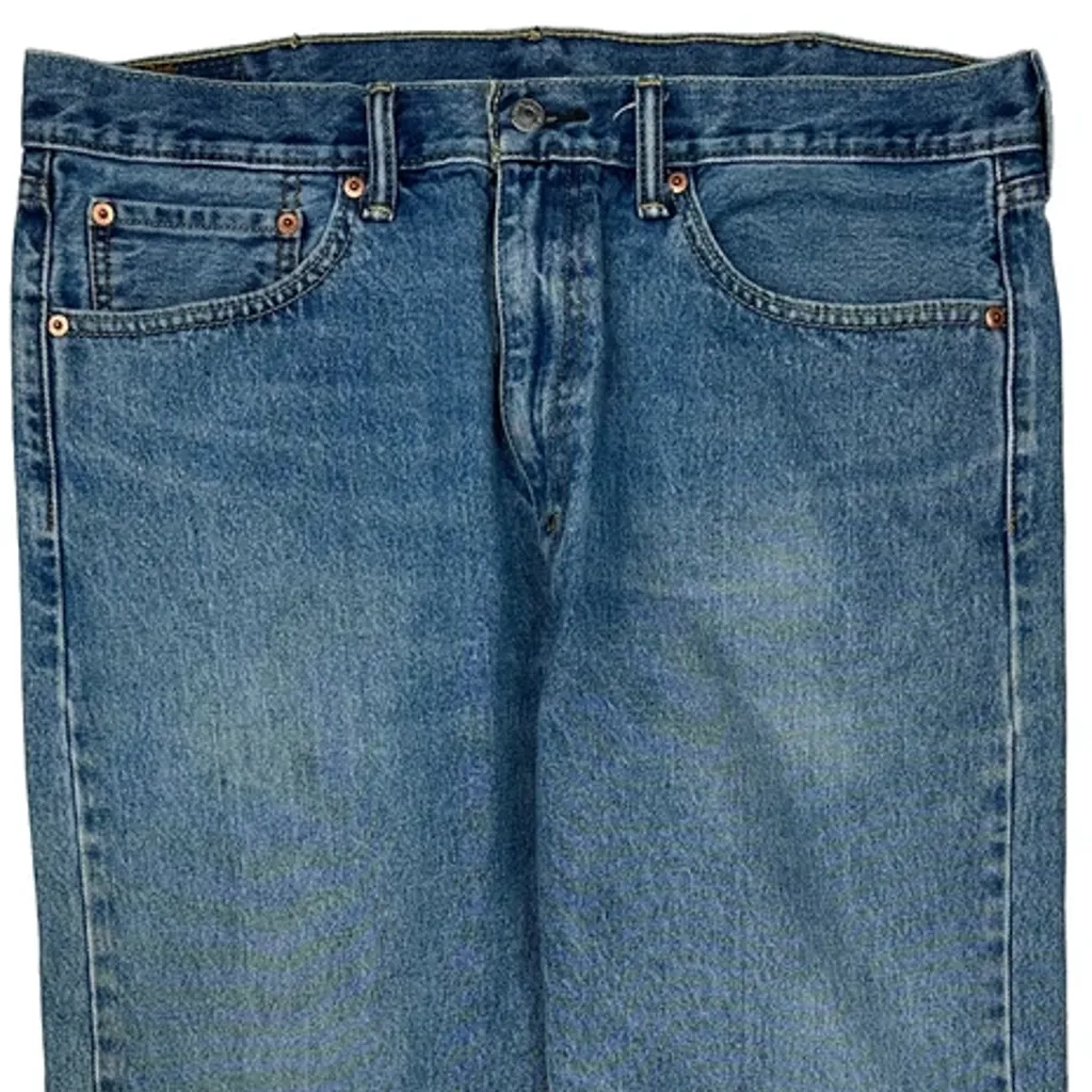 505 Levis Jeans - 36W 30L Blue Cotton - Image 9