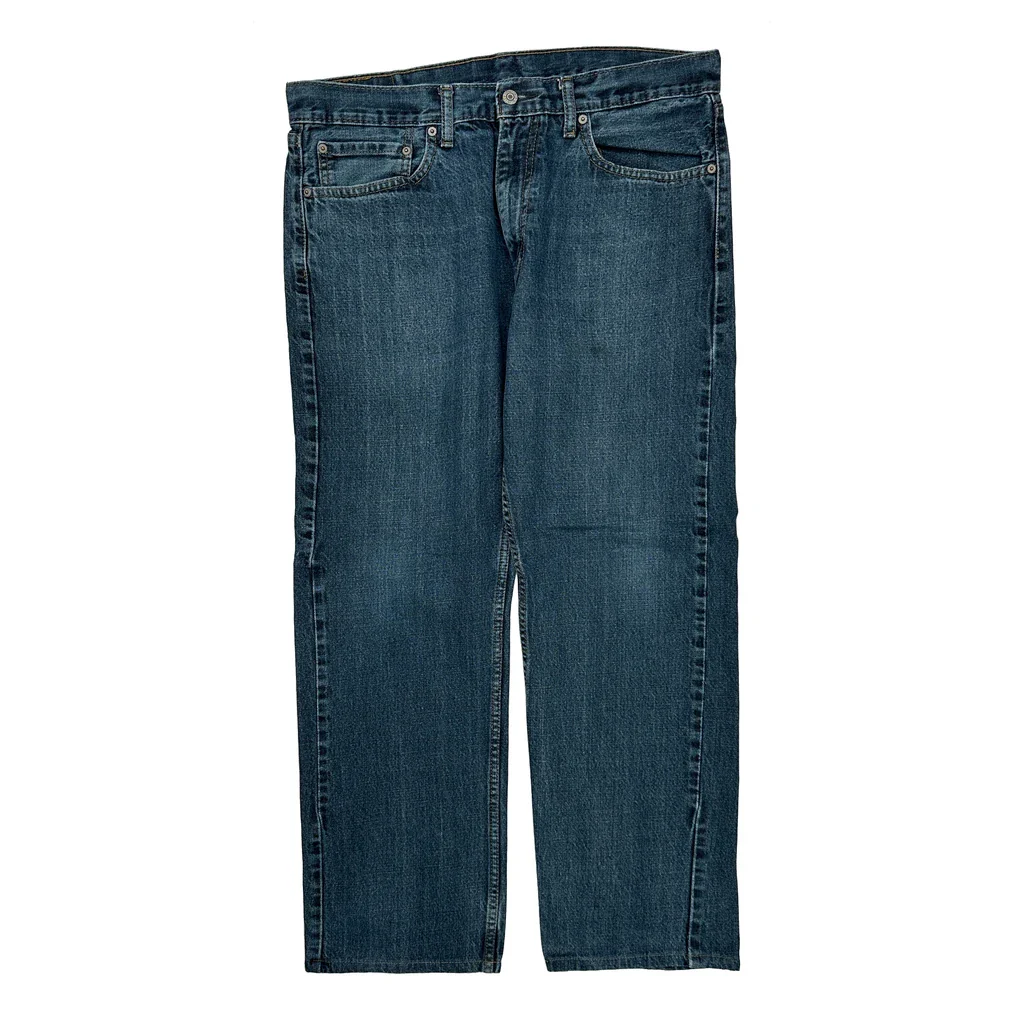 505 Levis Jeans - 36W 29L Blue Cotton - Image 2