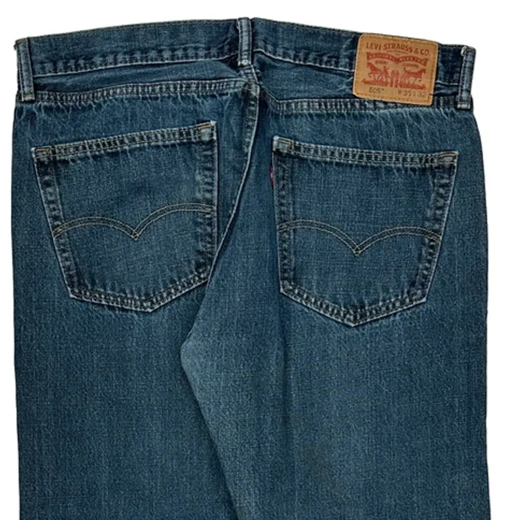 505 Levis Jeans - 36W 29L Blue Cotton - Image 8