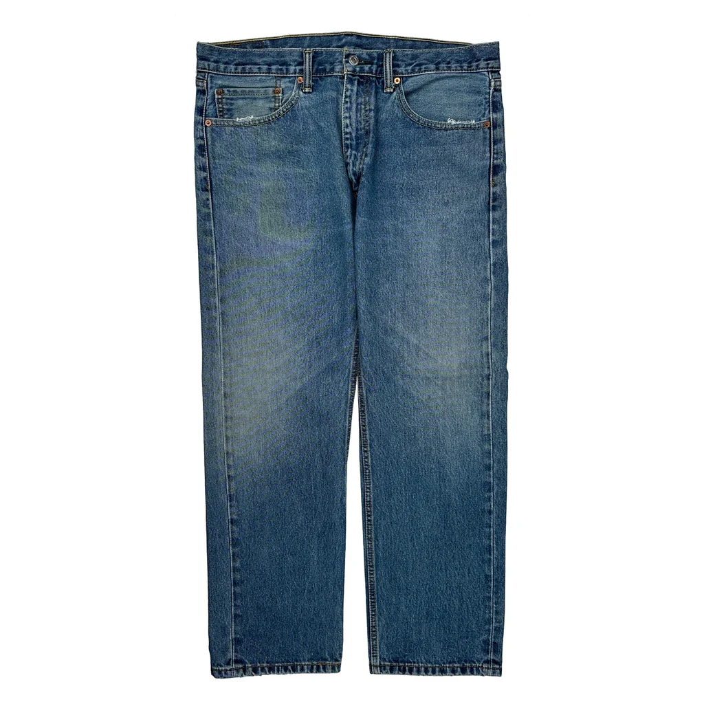505 Levis Jeans - 36W 29L Blue Cotton - Image 2