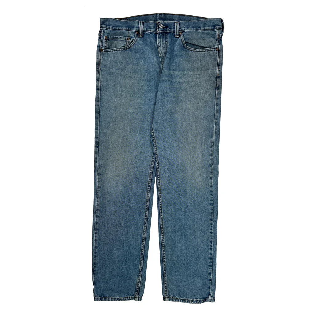 505 Levis Jeans - 36W 34L Blue Cotton - Image 2