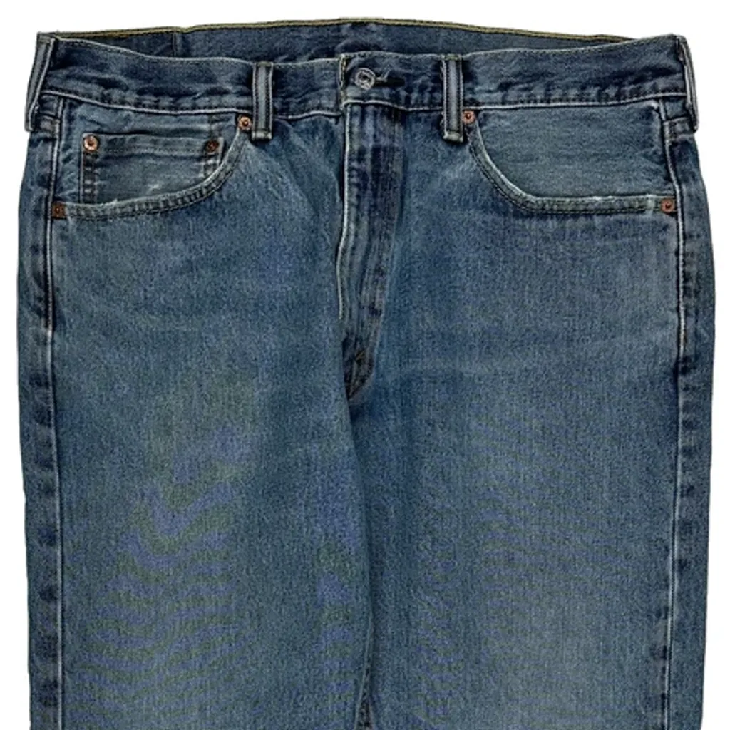 505 Levis Jeans - 36W 29L Blue Denim - Image 8