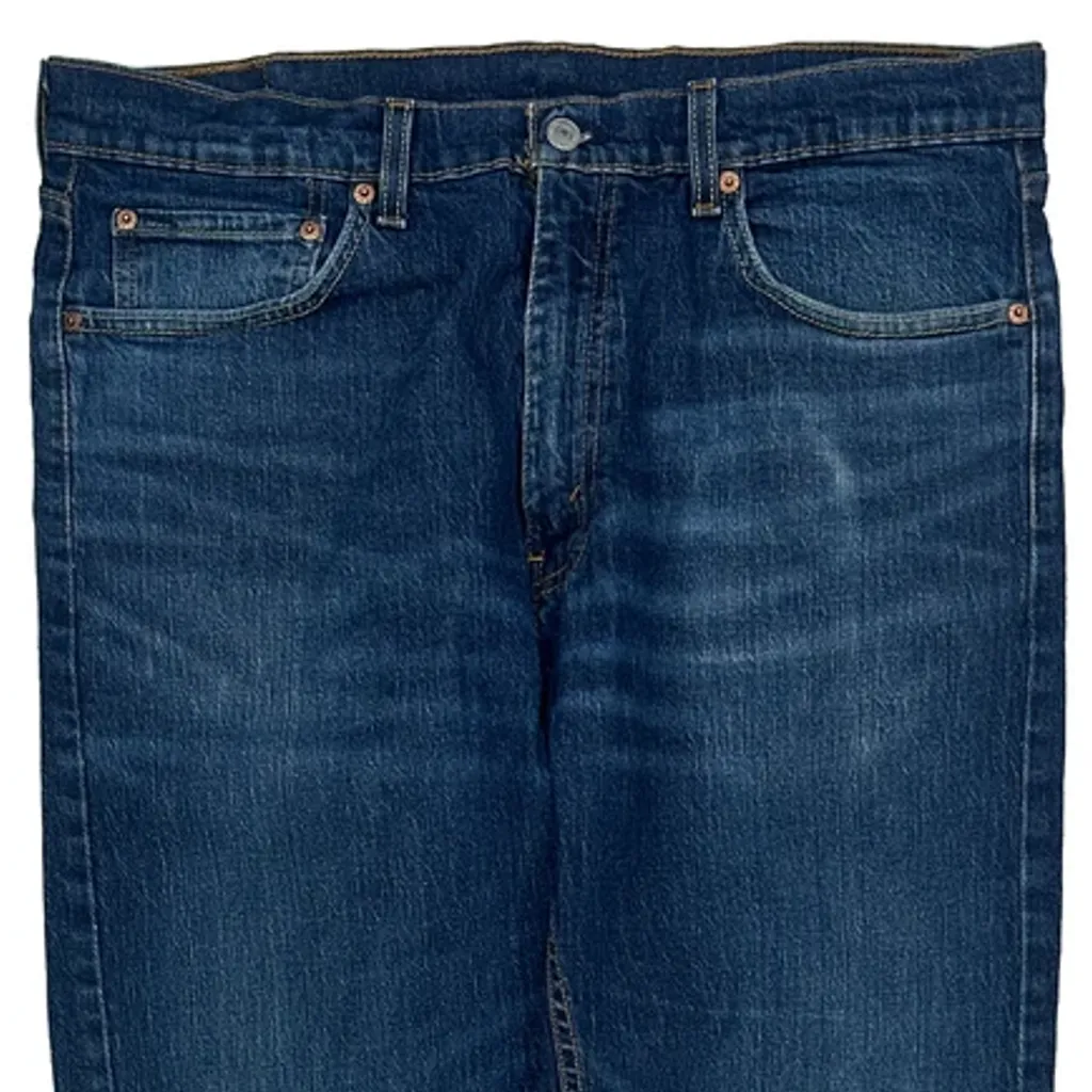 505 Levis Jeans - 36W 33L Blue Cotton - Image 10