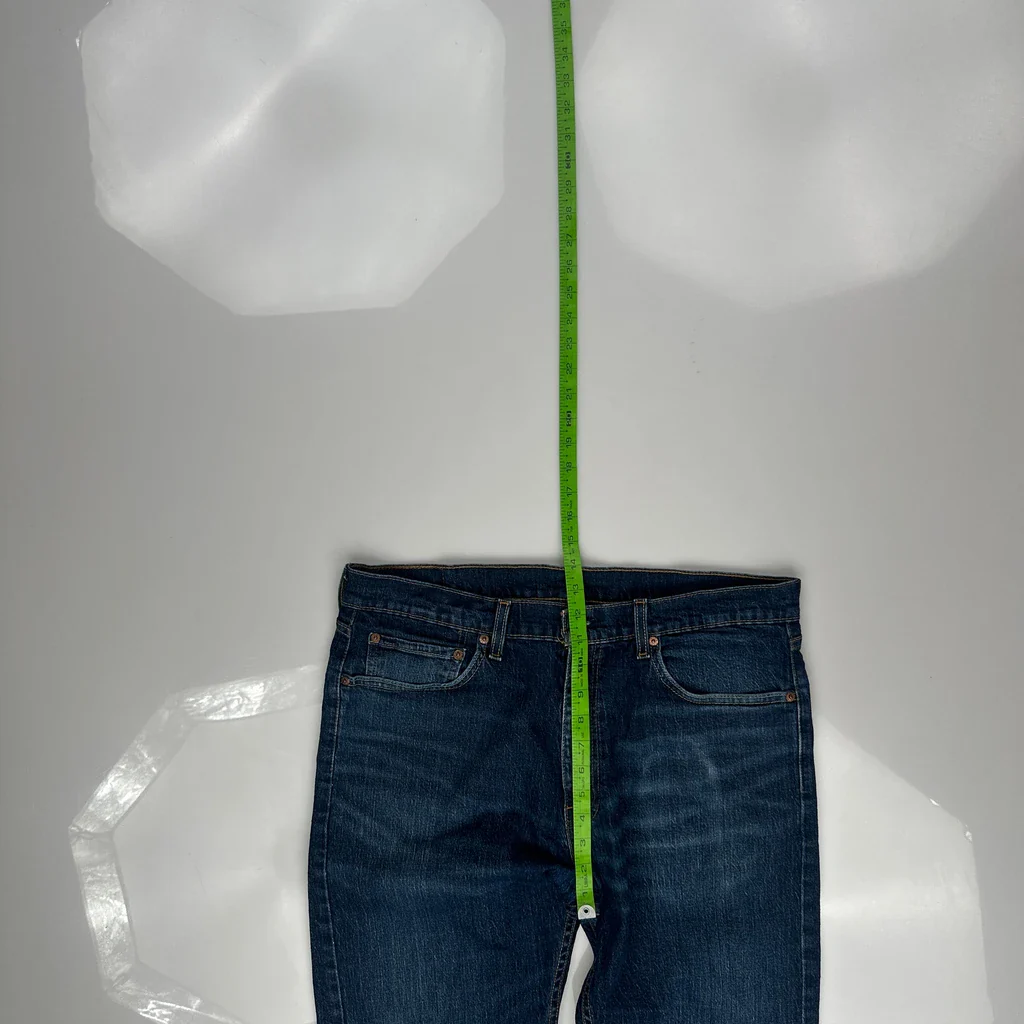 505 Levis Jeans - 36W 33L Blue Cotton - Image 4