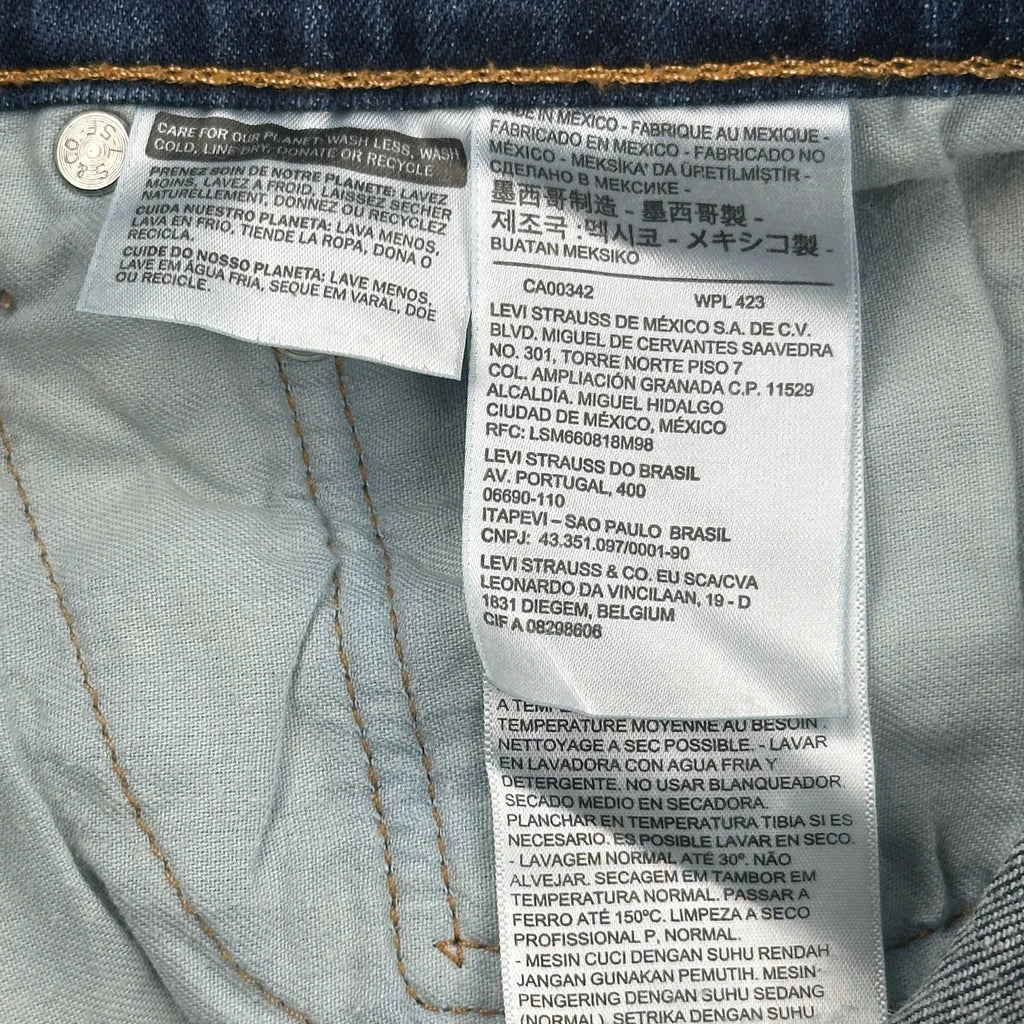 505 Levis Jeans - 36W 33L Blue Cotton - Image 6