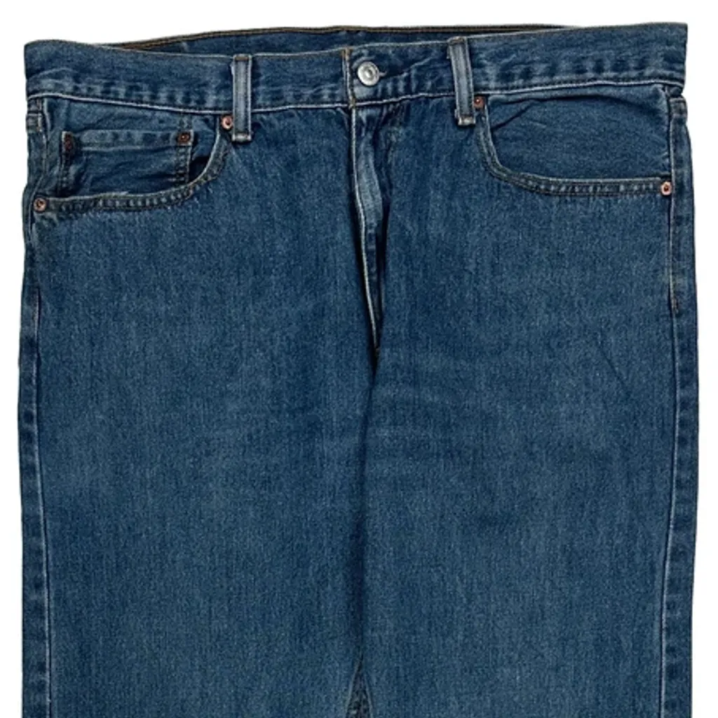 505 Levis Jeans - 36W 32L Blue Cotton - Image 9