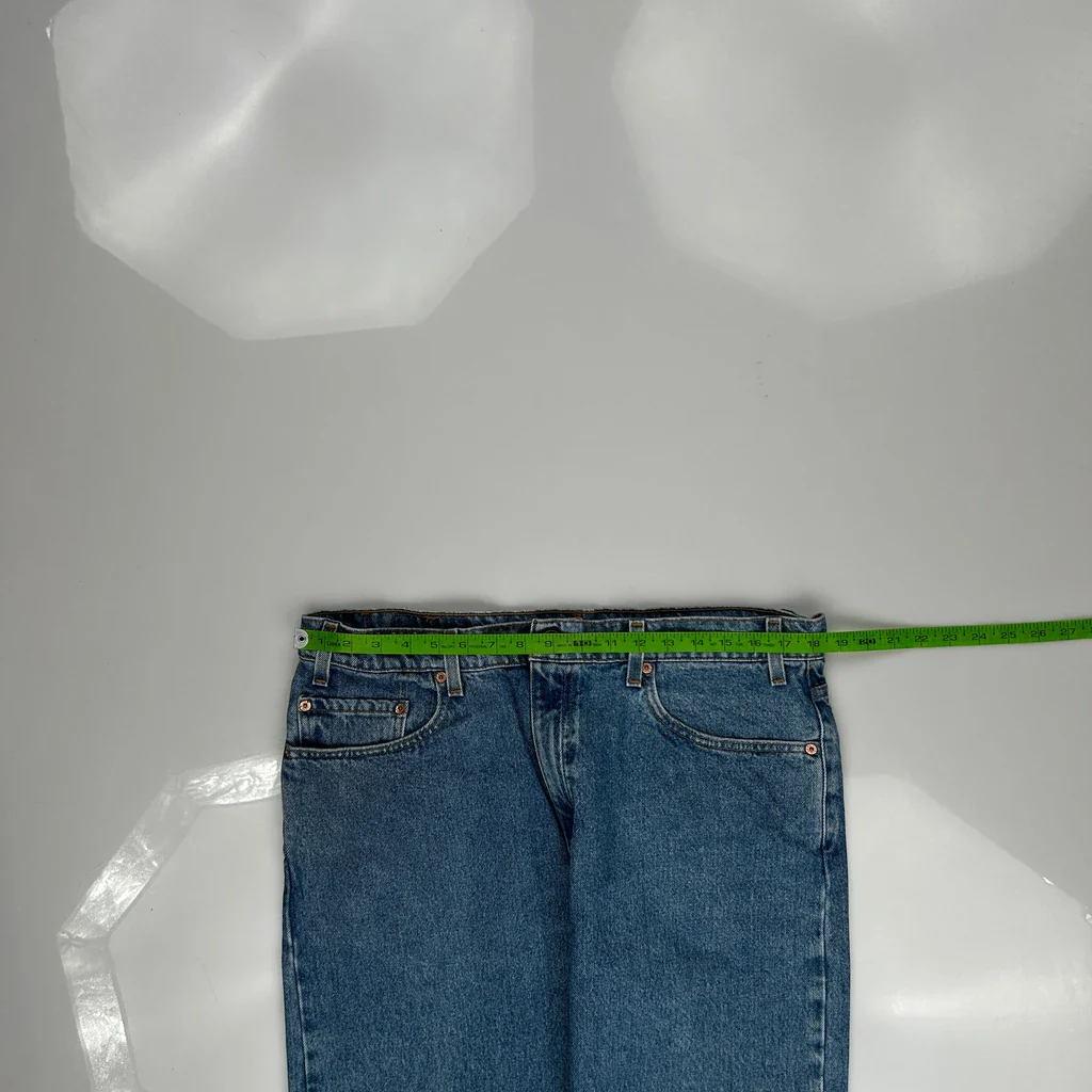 505 Levis Jeans - 36W 31L Blue Denim - Image 3
