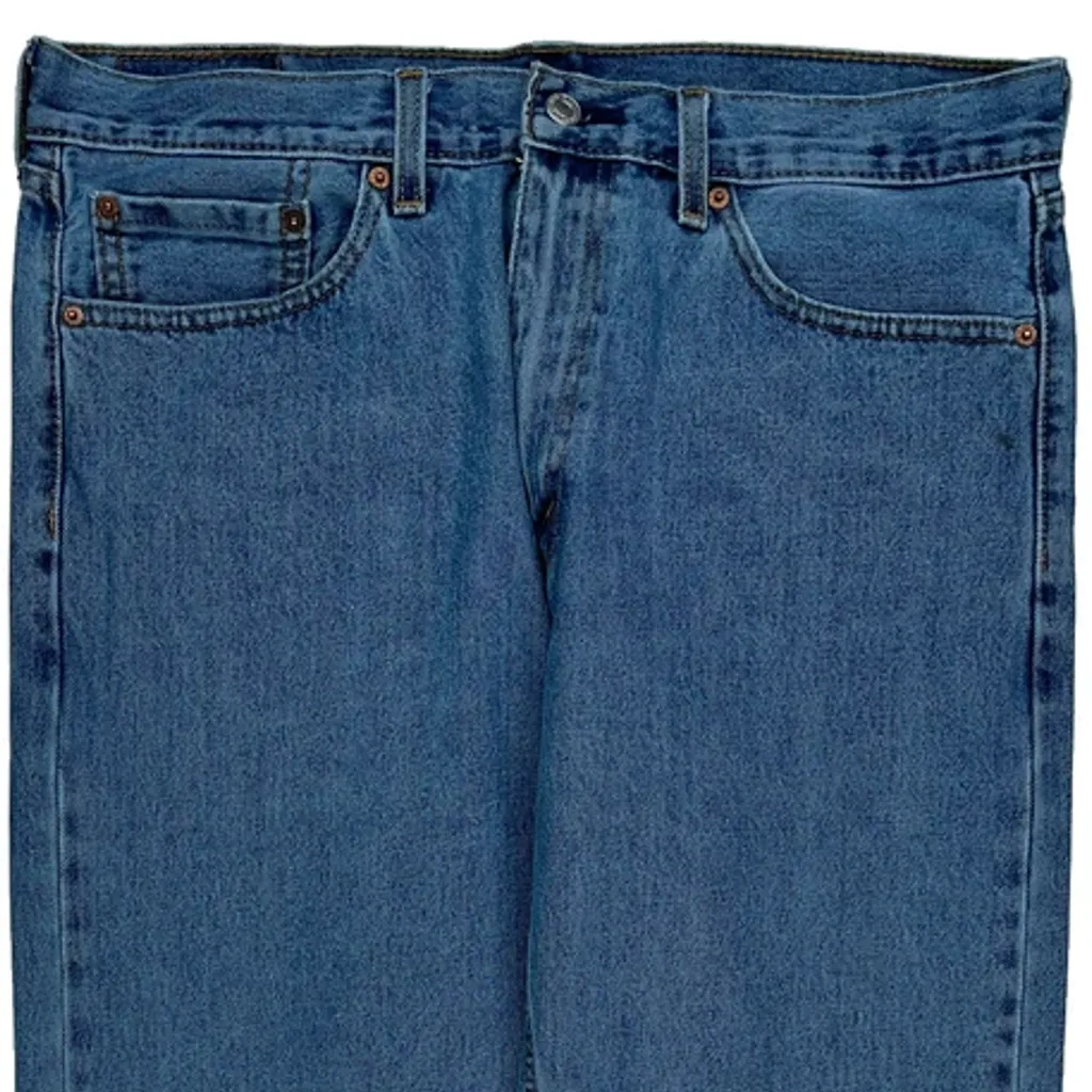 505 Levis Jeans - 36W 28L Blue Denim - Image 10