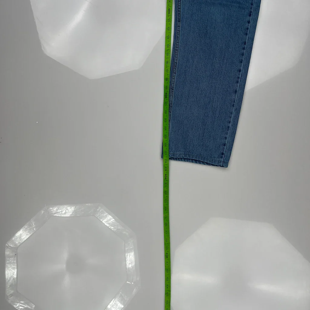 505 Levis Jeans - 36W 28L Blue Denim - Image 5