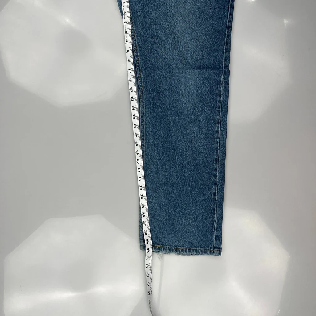 505 Levis Jeans - 36W 30L Blue Denim - Image 5