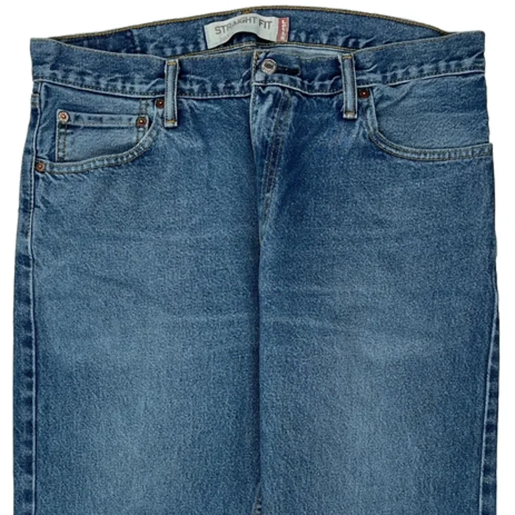 505 Levis Jeans - 36W 30L Blue Denim - Image 9