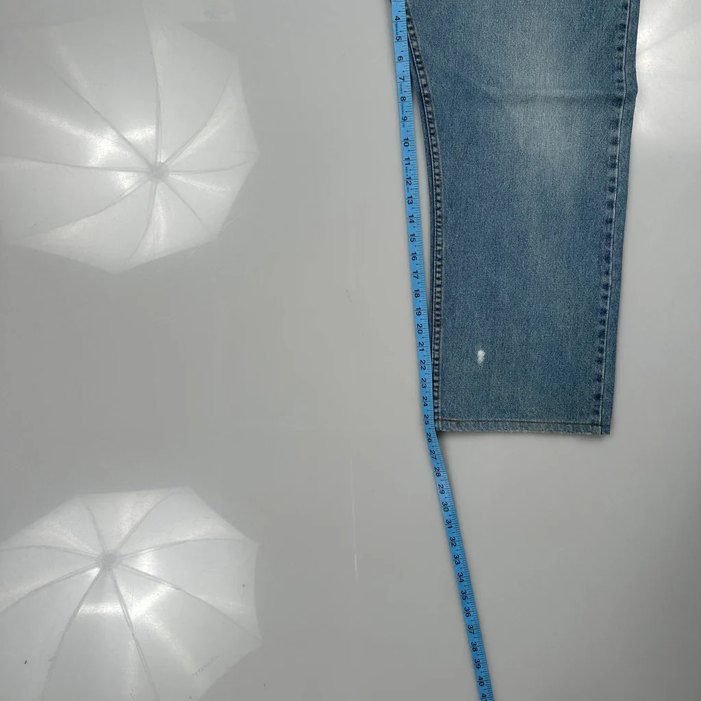 505 Levis Jeans - 38W 26L Blue Cotton - Image 5