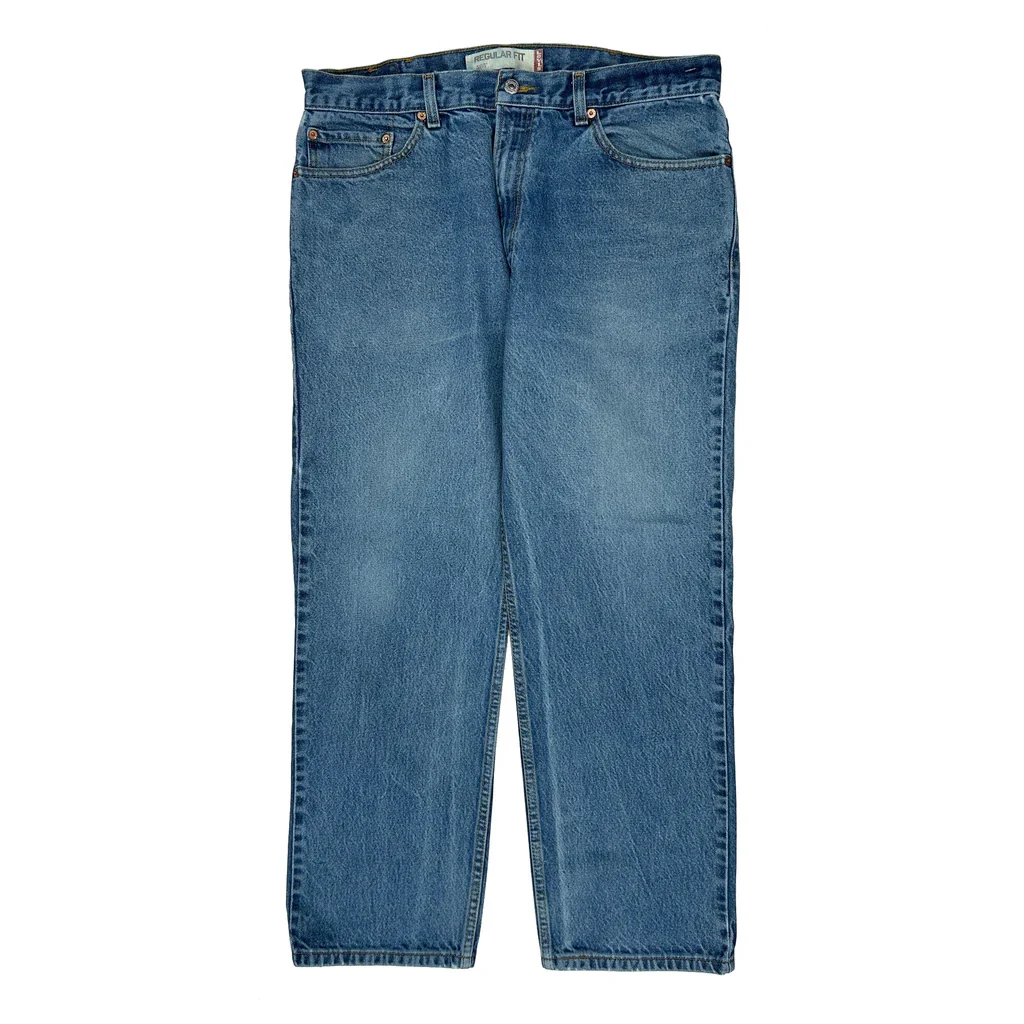 505 Levis Jeans - 38W 30L Blue Cotton - Image 2
