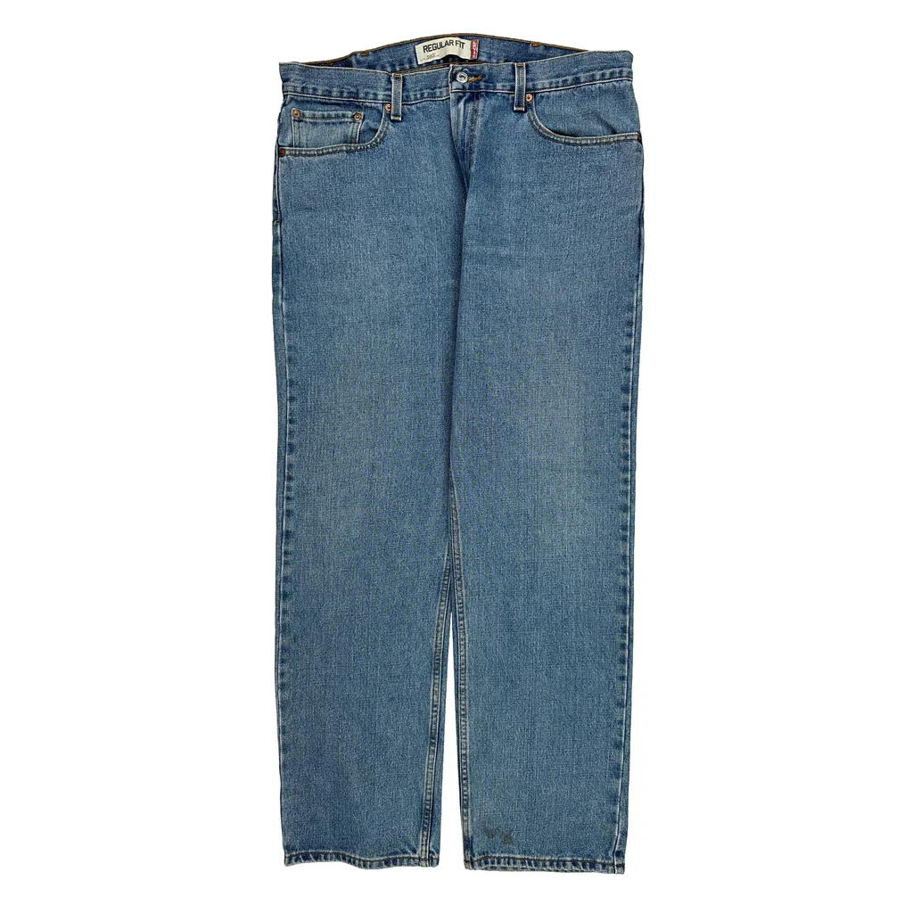 505 Levis Jeans - 38W 32L Blue Cotton - Image 2