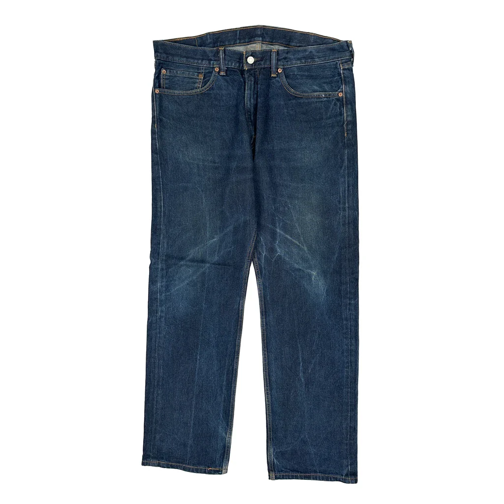 505 Levis Jeans - 38W 32L Blue Cotton - Image 2
