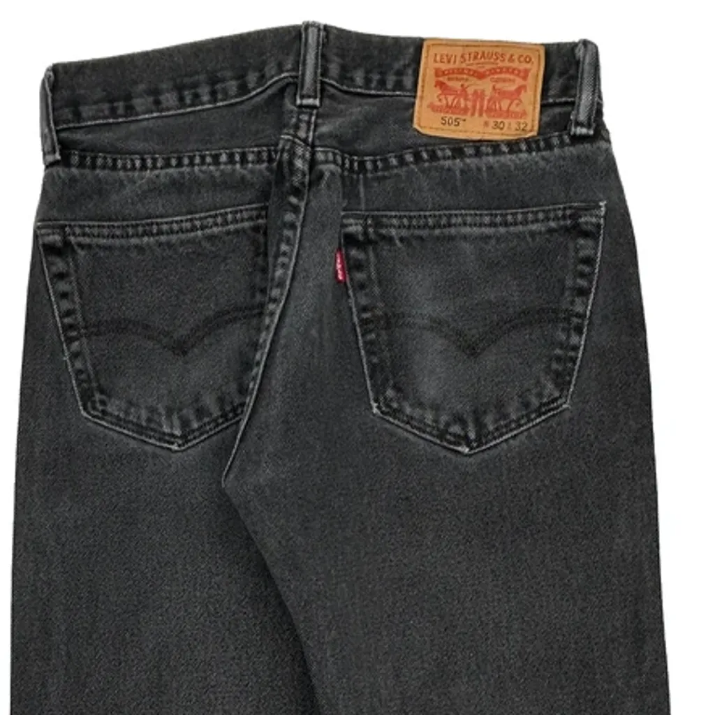 505 Levis Jeans - 30W 29L Gray Cotton - Image 8