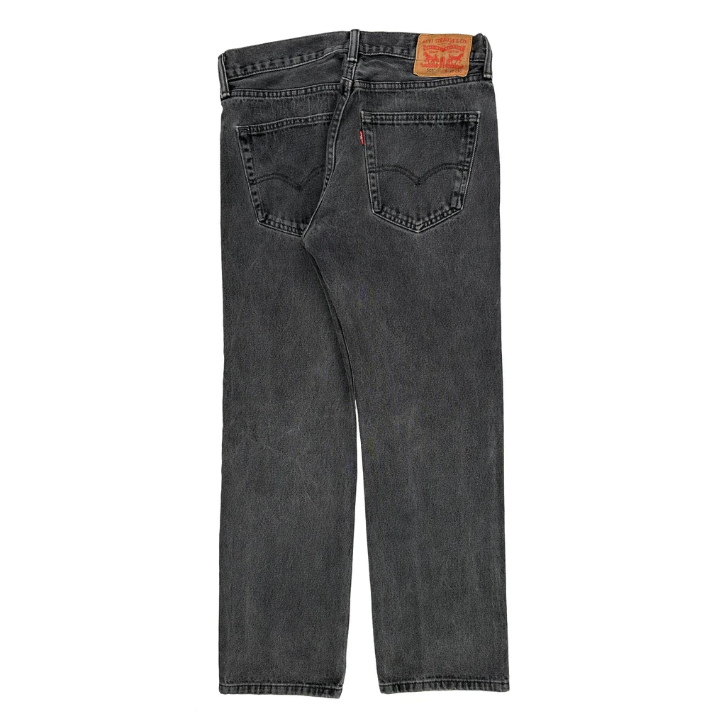 505 Levis Jeans - 32W 30L Gray Cotton