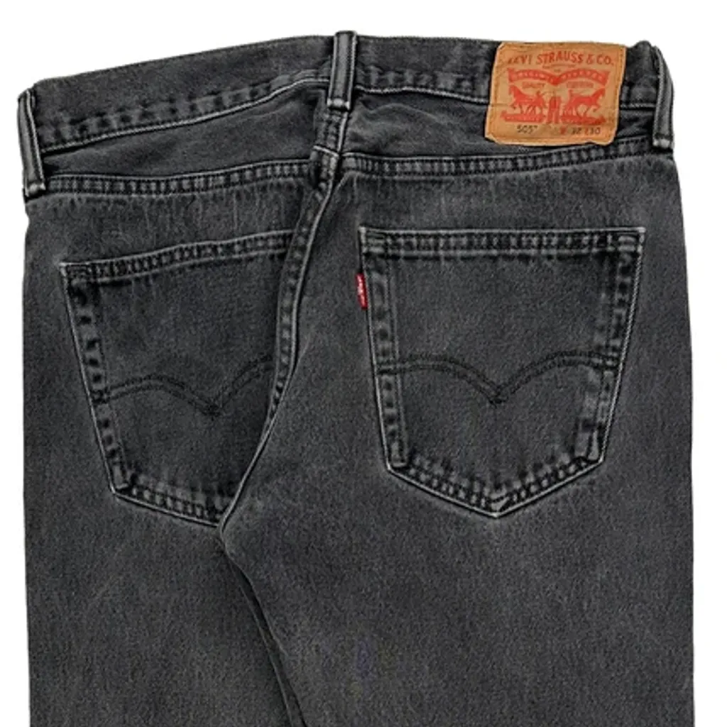 505 Levis Jeans - 32W 30L Gray Cotton - Image 8