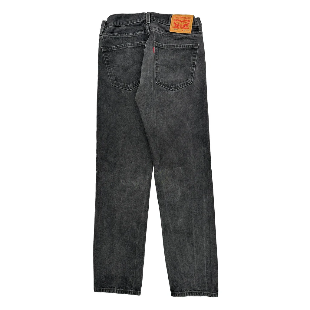 505 Levis Jeans - 32W 33L Gray Cotton