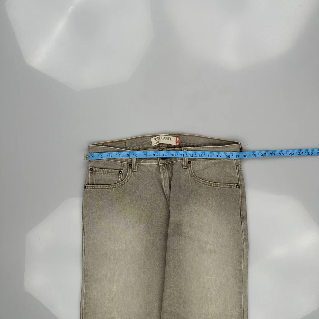 505 Levis Jeans - 34W 29L Gray Cotton - Image 3