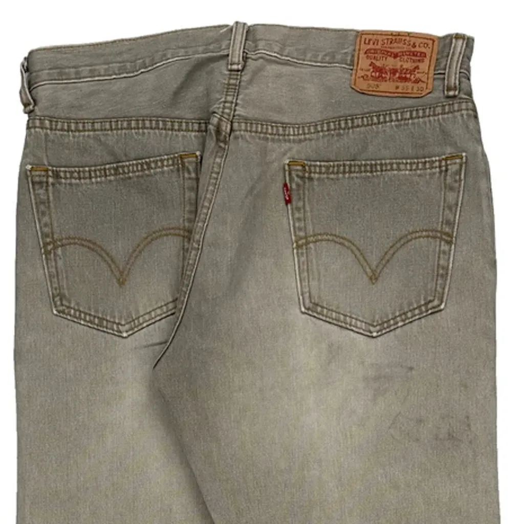 505 Levis Jeans - 34W 29L Gray Cotton - Image 8