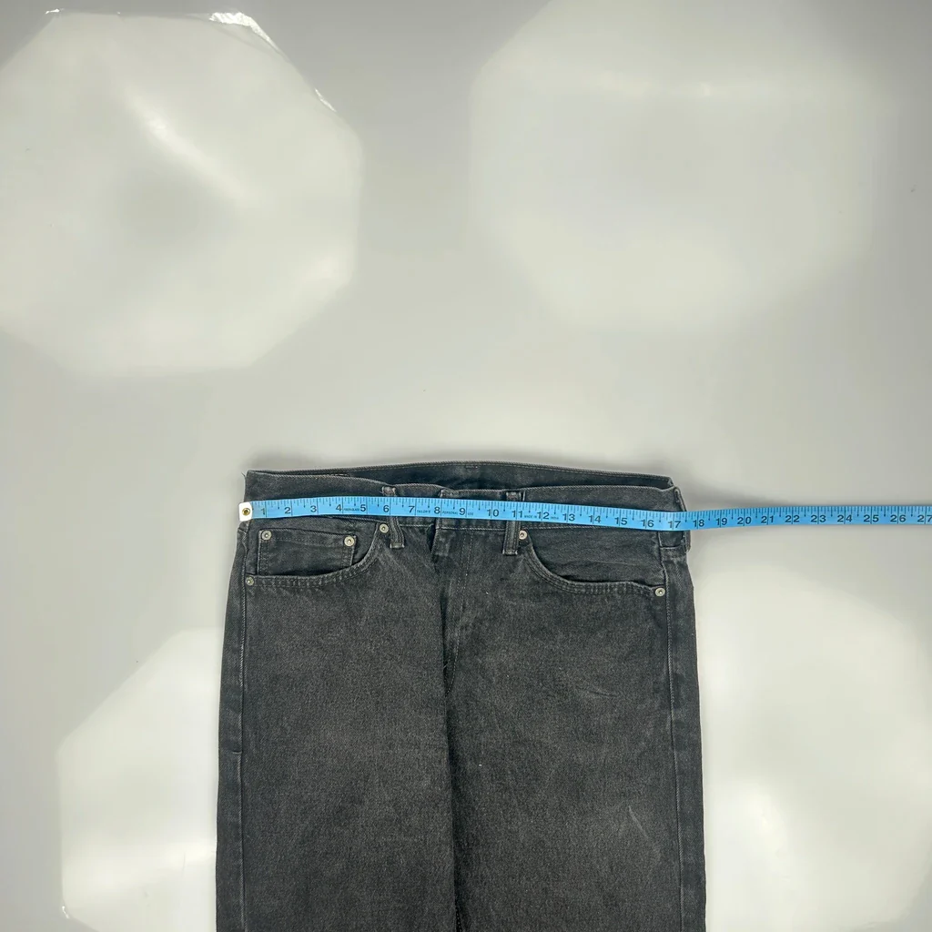 505 Levis Jeans - 34W 29L Grey Cotton - Image 3